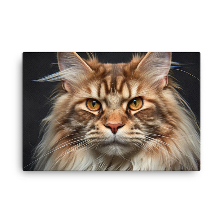 Maine Coon Canvas - PosterfyAI.com