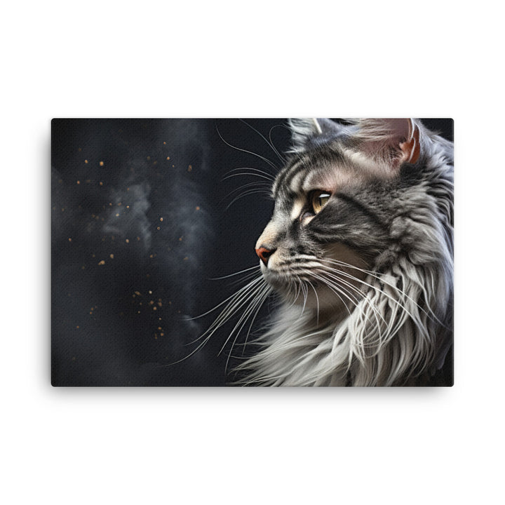 Maine Coon Canvas - PosterfyAI.com
