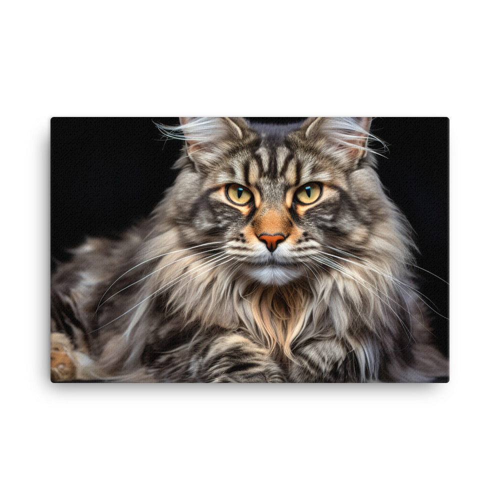 Maine Coon Canvas - PosterfyAI.com