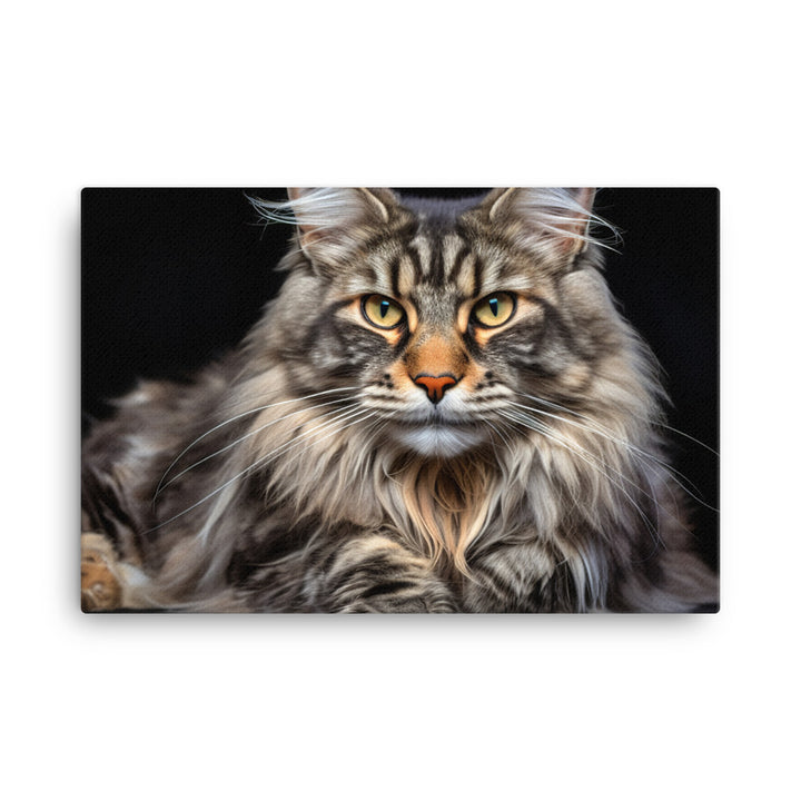 Maine Coon Canvas - PosterfyAI.com
