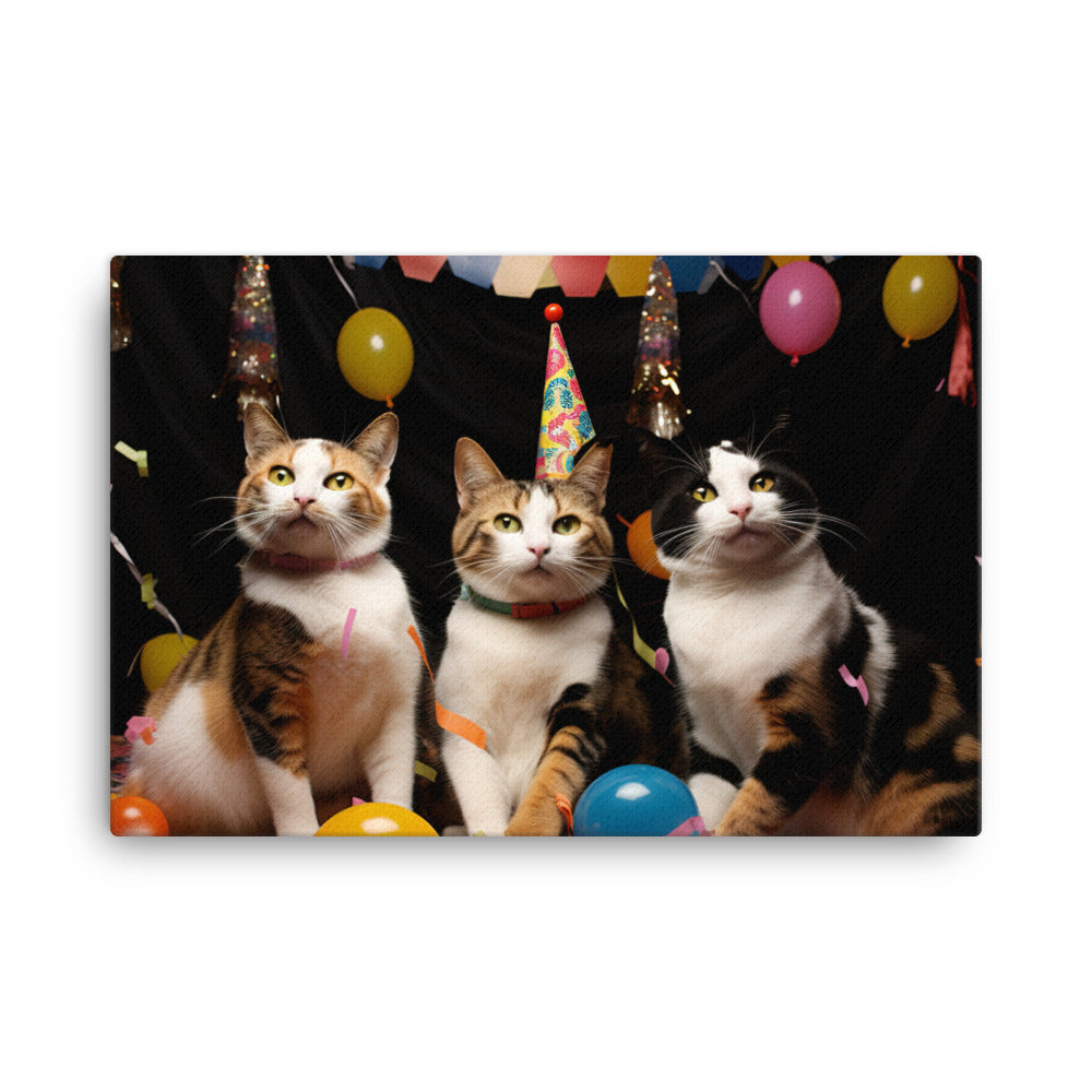 Japanese Bobtail Canvas - PosterfyAI.com