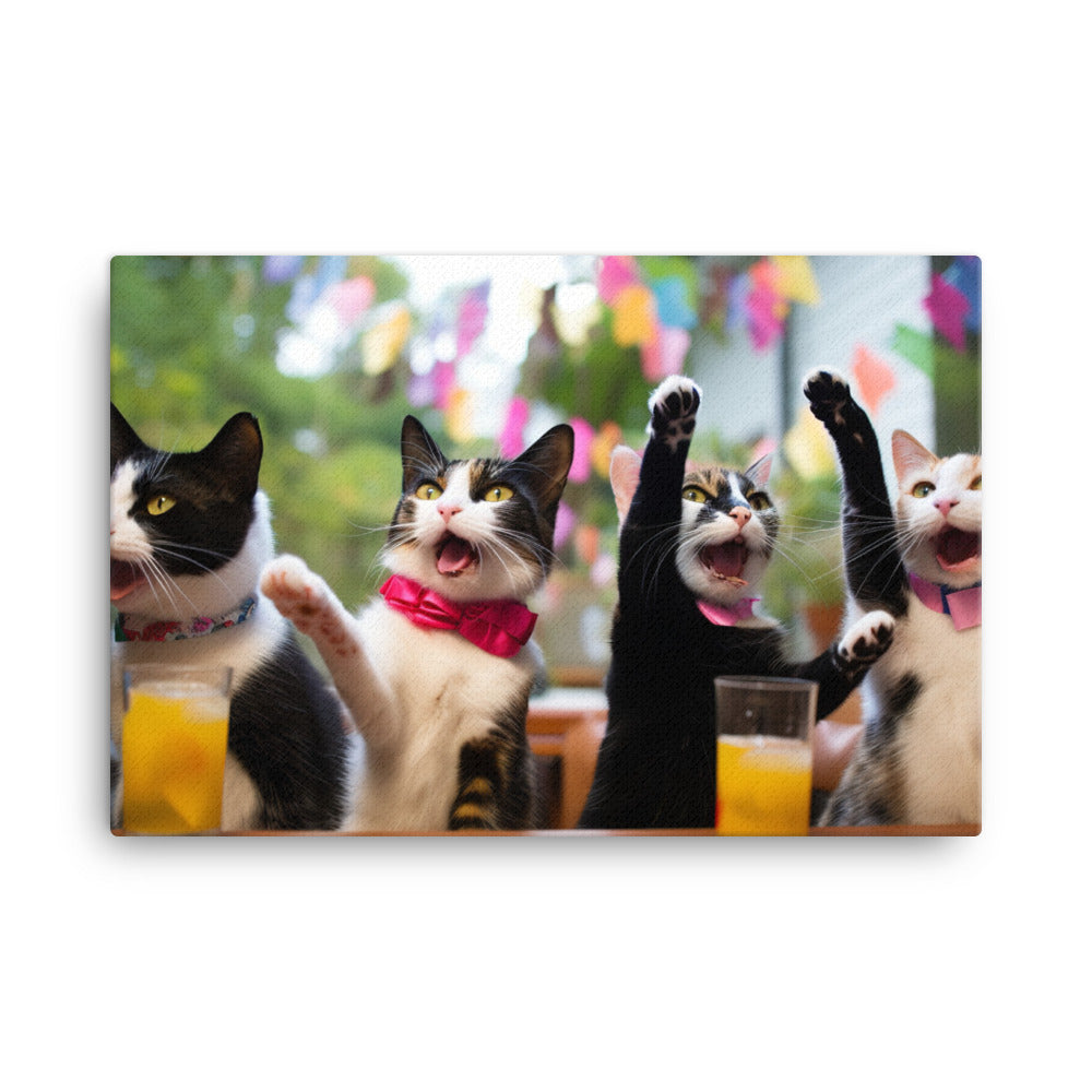 Japanese Bobtail Canvas - PosterfyAI.com