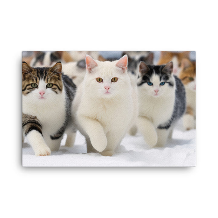 Japanese Bobtail Canvas - PosterfyAI.com