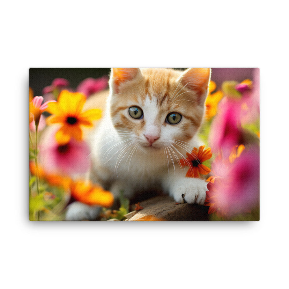 Japanese Bobtail Canvas - PosterfyAI.com
