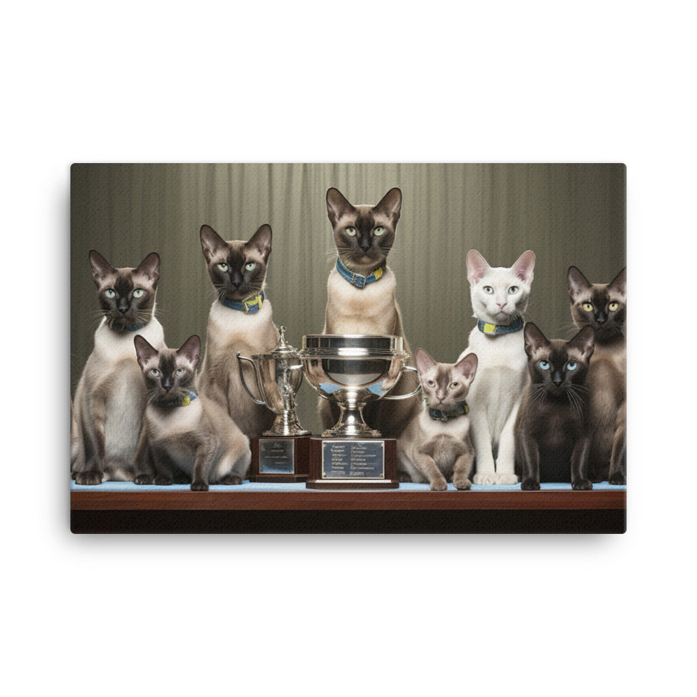 Tonkinese Canvas - PosterfyAI.com