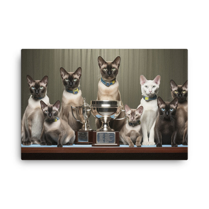 Tonkinese Canvas - PosterfyAI.com