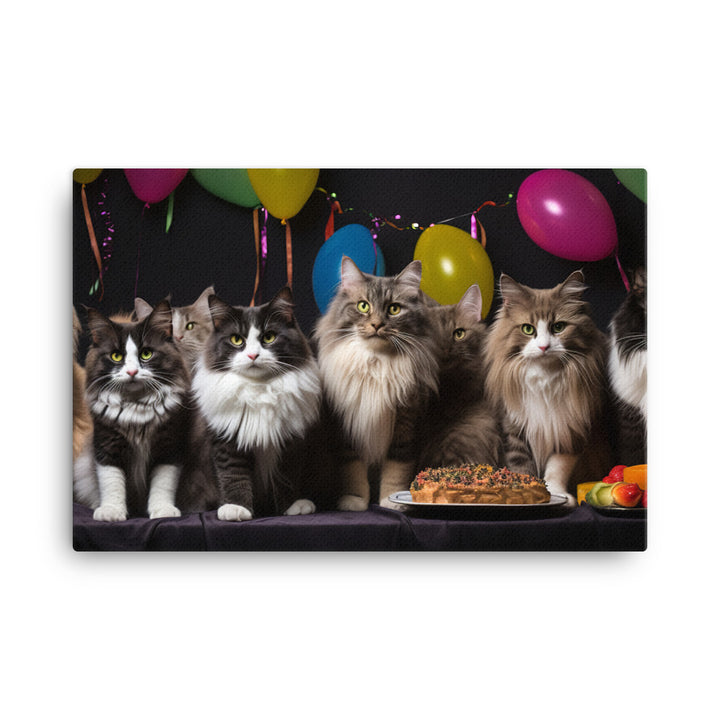 Norwegian Forest Canvas - PosterfyAI.com