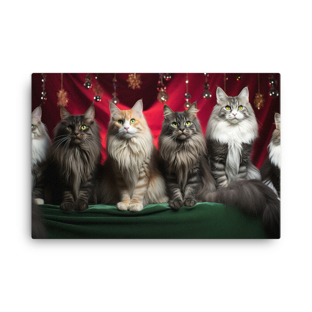 Norwegian Forest Canvas - PosterfyAI.com