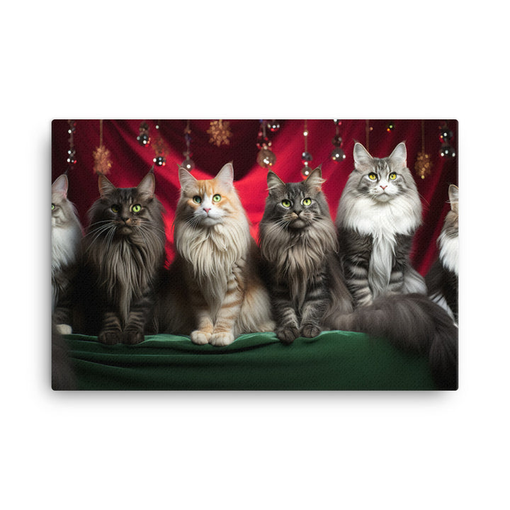 Norwegian Forest Canvas - PosterfyAI.com