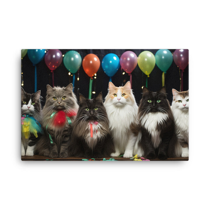 Norwegian Forest Canvas - PosterfyAI.com