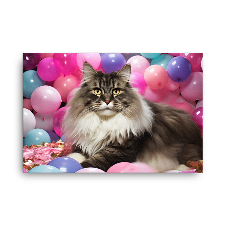 Norwegian Forest Canvas - PosterfyAI.com