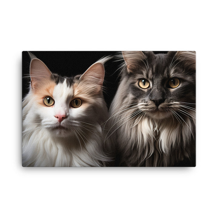Norwegian Forest Canvas - PosterfyAI.com