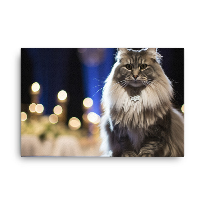Norwegian Forest Canvas - PosterfyAI.com