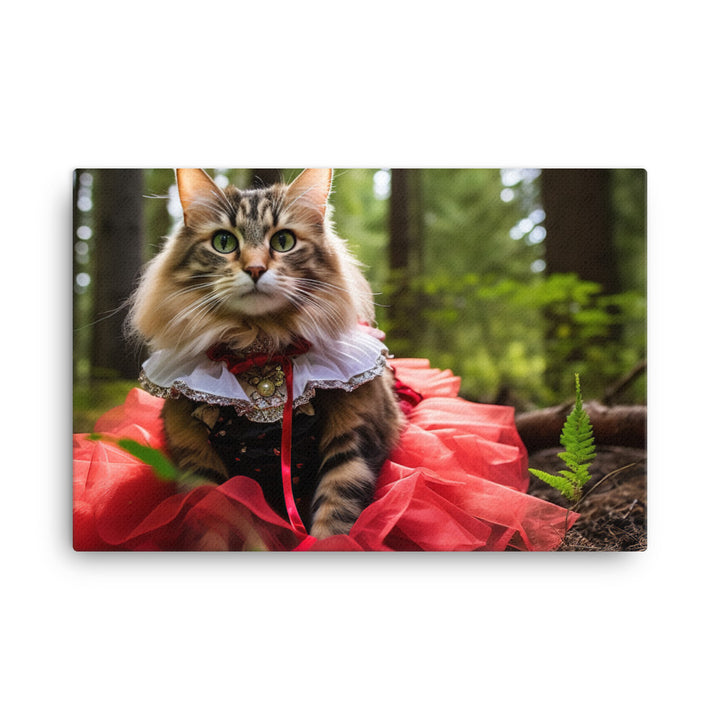 Norwegian Forest Canvas - PosterfyAI.com