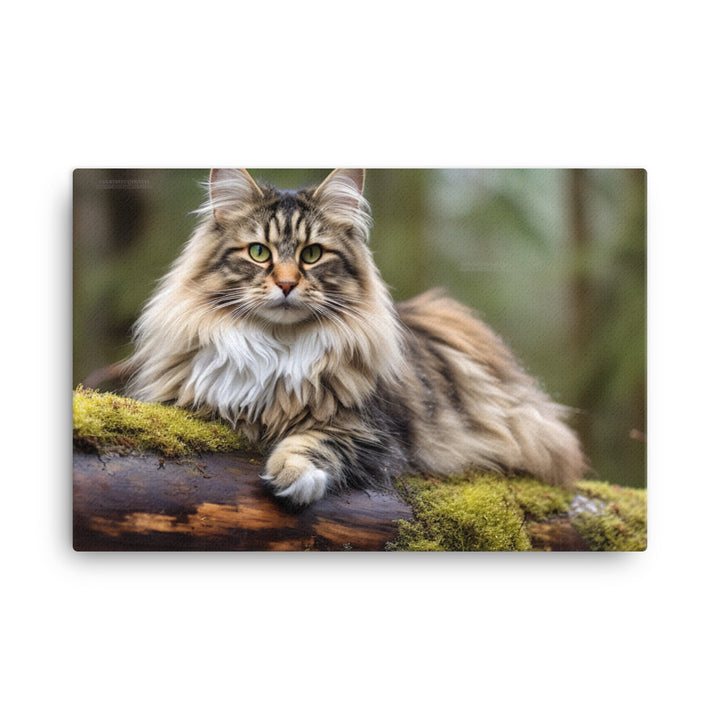 Norwegian Forest Canvas - PosterfyAI.com
