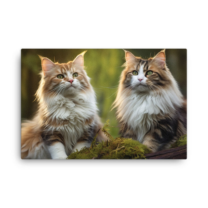 Norwegian Forest Canvas - PosterfyAI.com