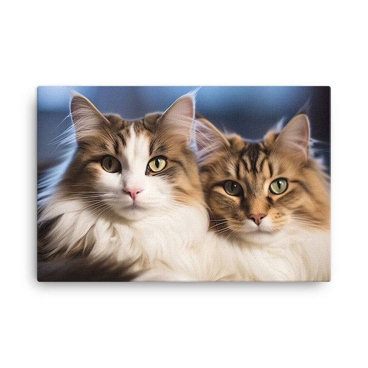 Norwegian Forest Canvas - PosterfyAI.com