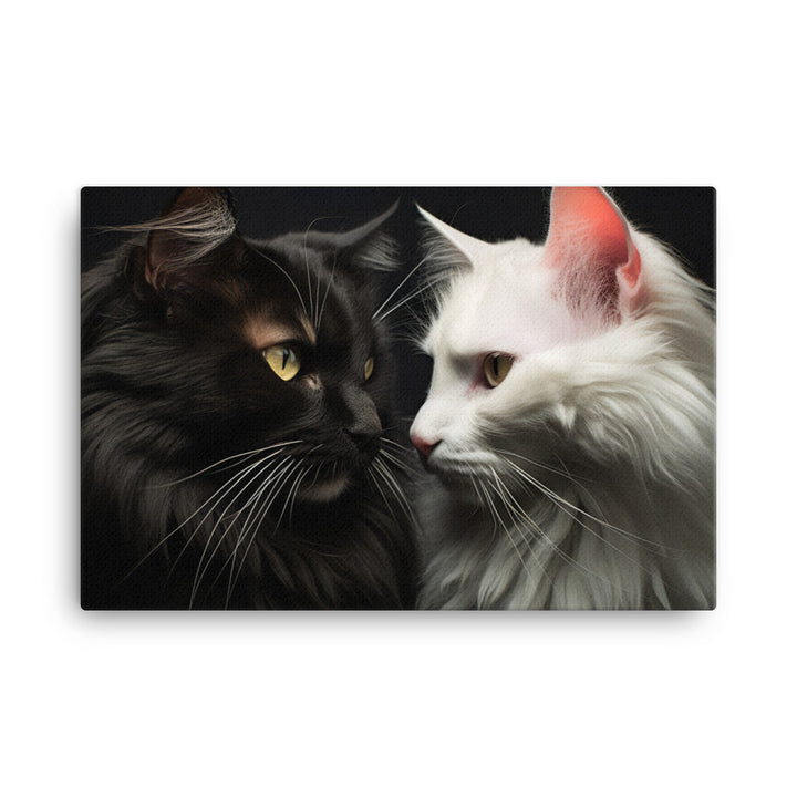 Norwegian Forest Canvas - PosterfyAI.com