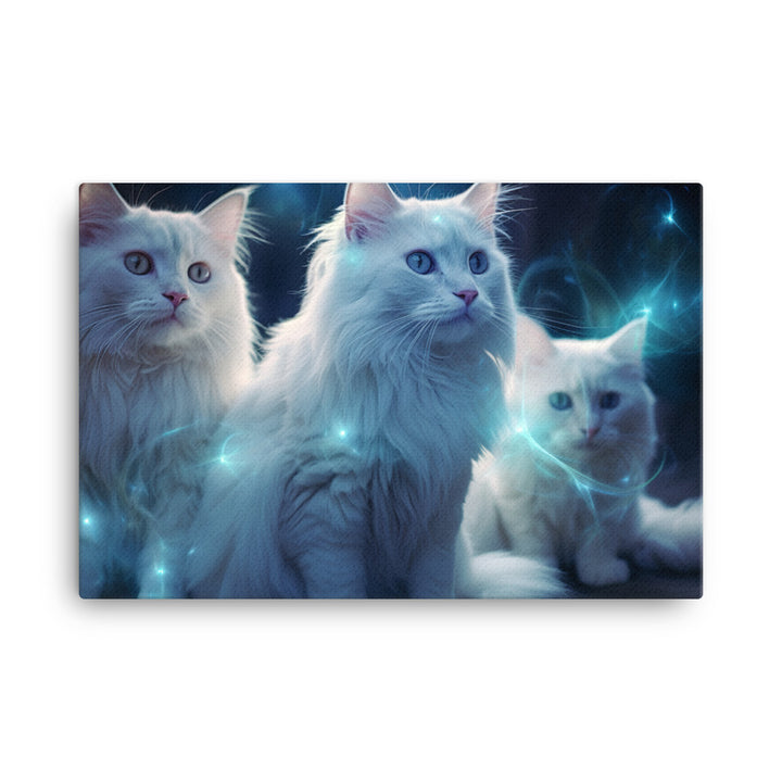 Turkish Angora Canvas - PosterfyAI.com
