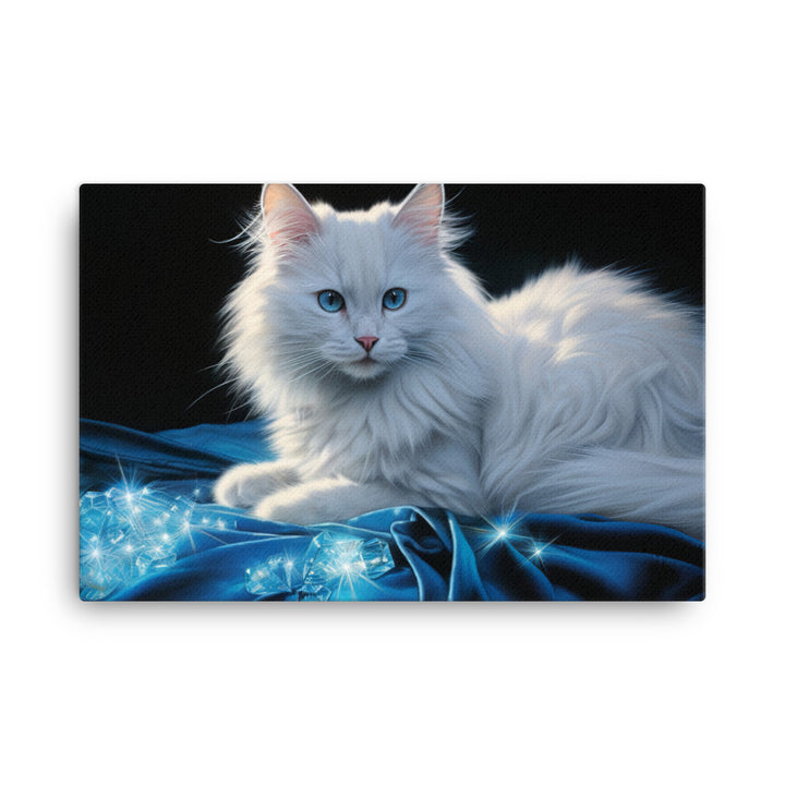 Turkish Angora Canvas - PosterfyAI.com