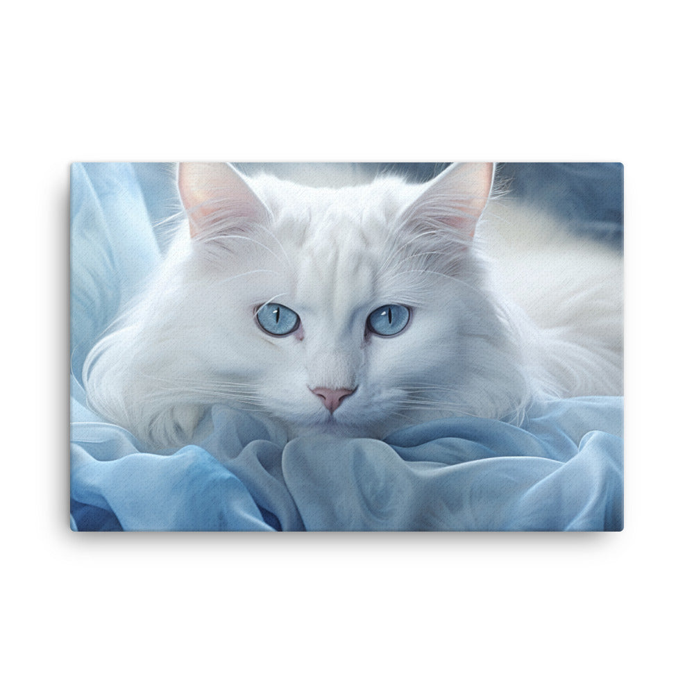 Turkish Angora Canvas - PosterfyAI.com