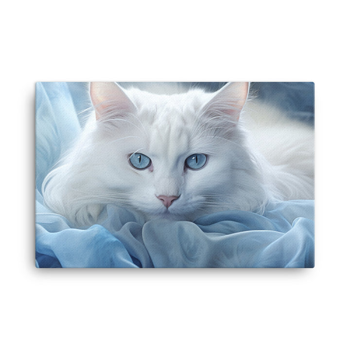 Turkish Angora Canvas - PosterfyAI.com