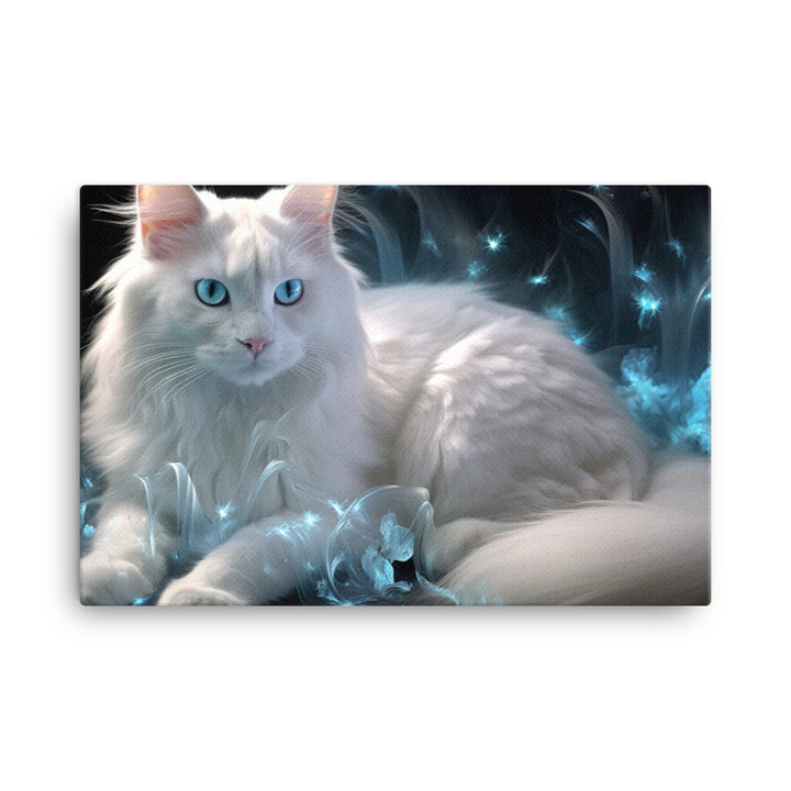 Turkish Angora Canvas - PosterfyAI.com