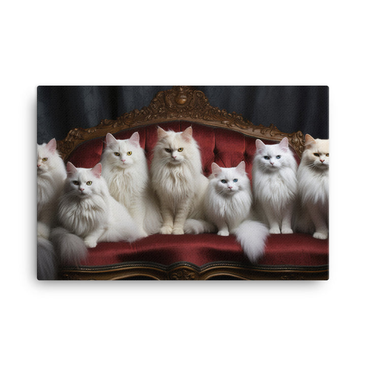 Turkish Angora Canvas - PosterfyAI.com