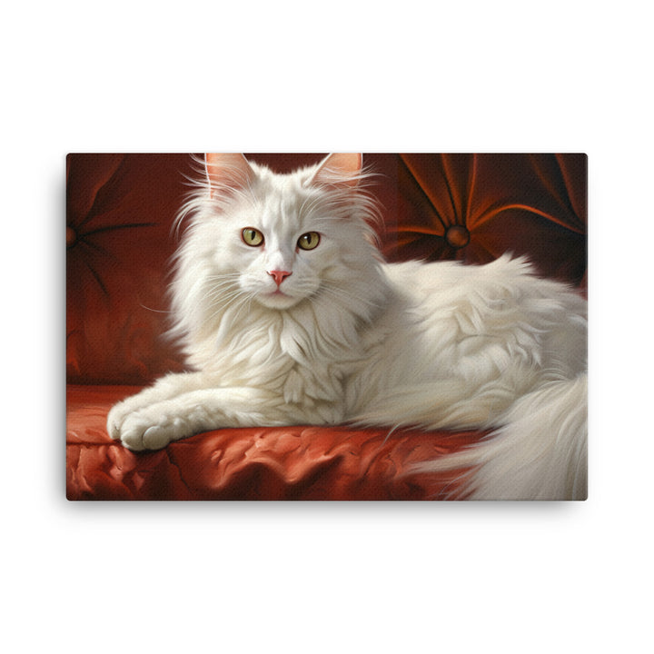 Turkish Angora Canvas - PosterfyAI.com