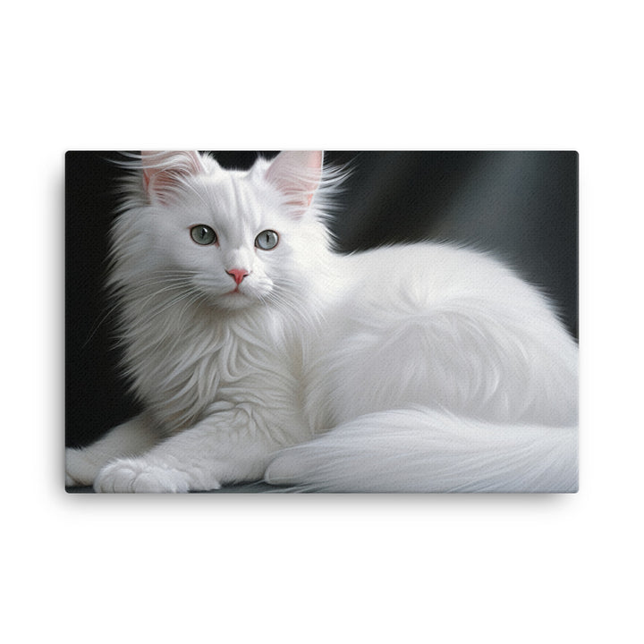 Turkish Angora Canvas - PosterfyAI.com