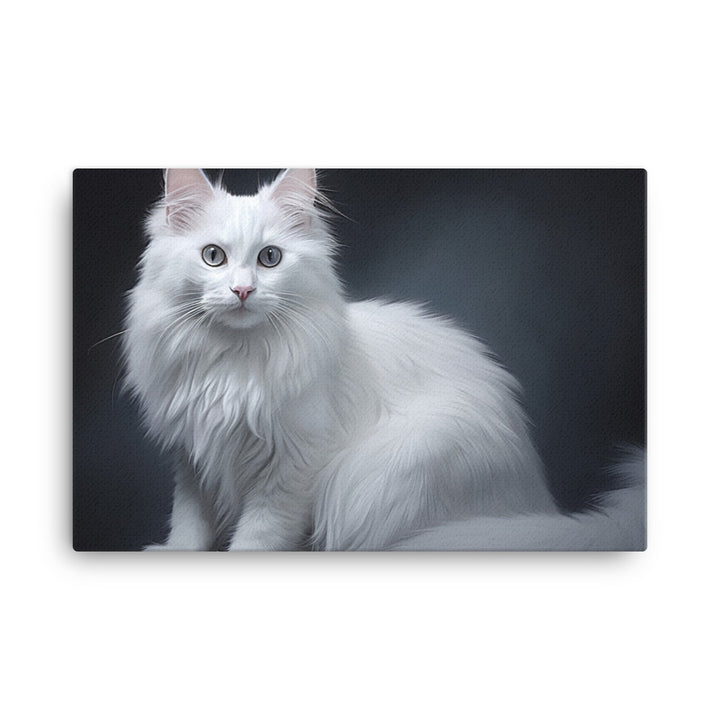 Turkish Angora Canvas - PosterfyAI.com