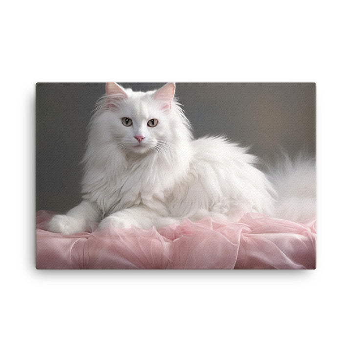 Turkish Angora Canvas - PosterfyAI.com