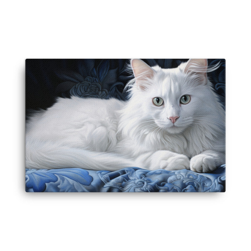 Turkish Angora Canvas - PosterfyAI.com