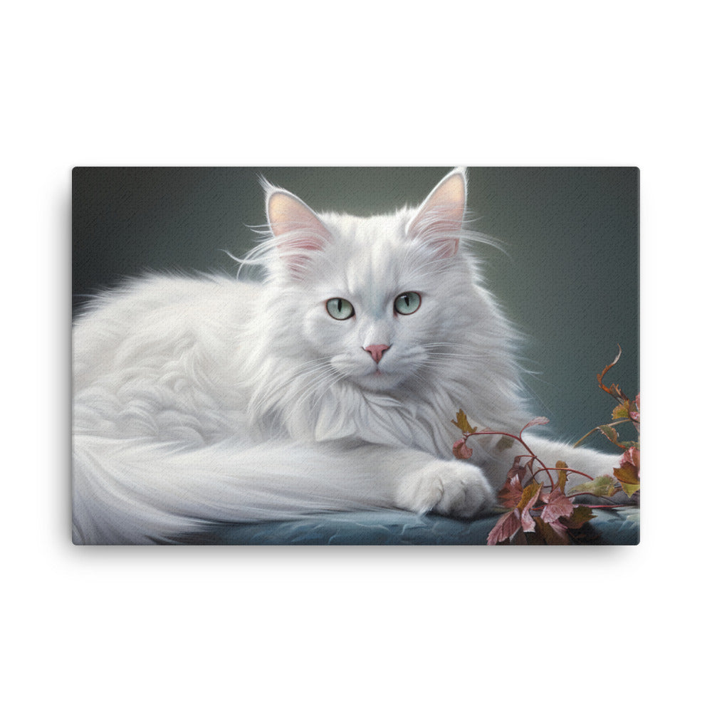 Turkish Angora Canvas - PosterfyAI.com