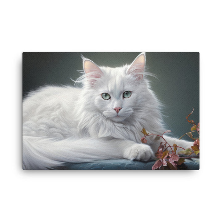 Turkish Angora Canvas - PosterfyAI.com