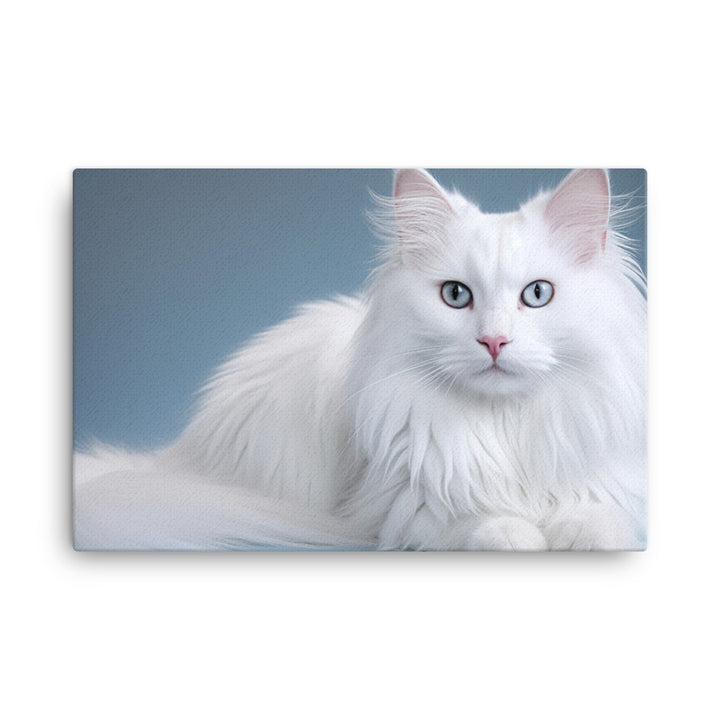 Turkish Angora Canvas - PosterfyAI.com