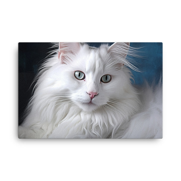 Turkish Angora Canvas - PosterfyAI.com