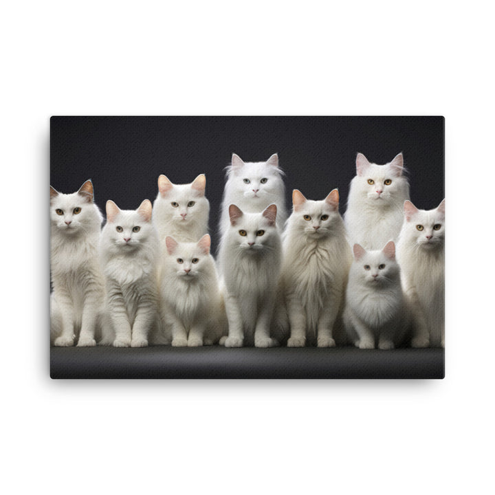 Turkish Angora Canvas - PosterfyAI.com