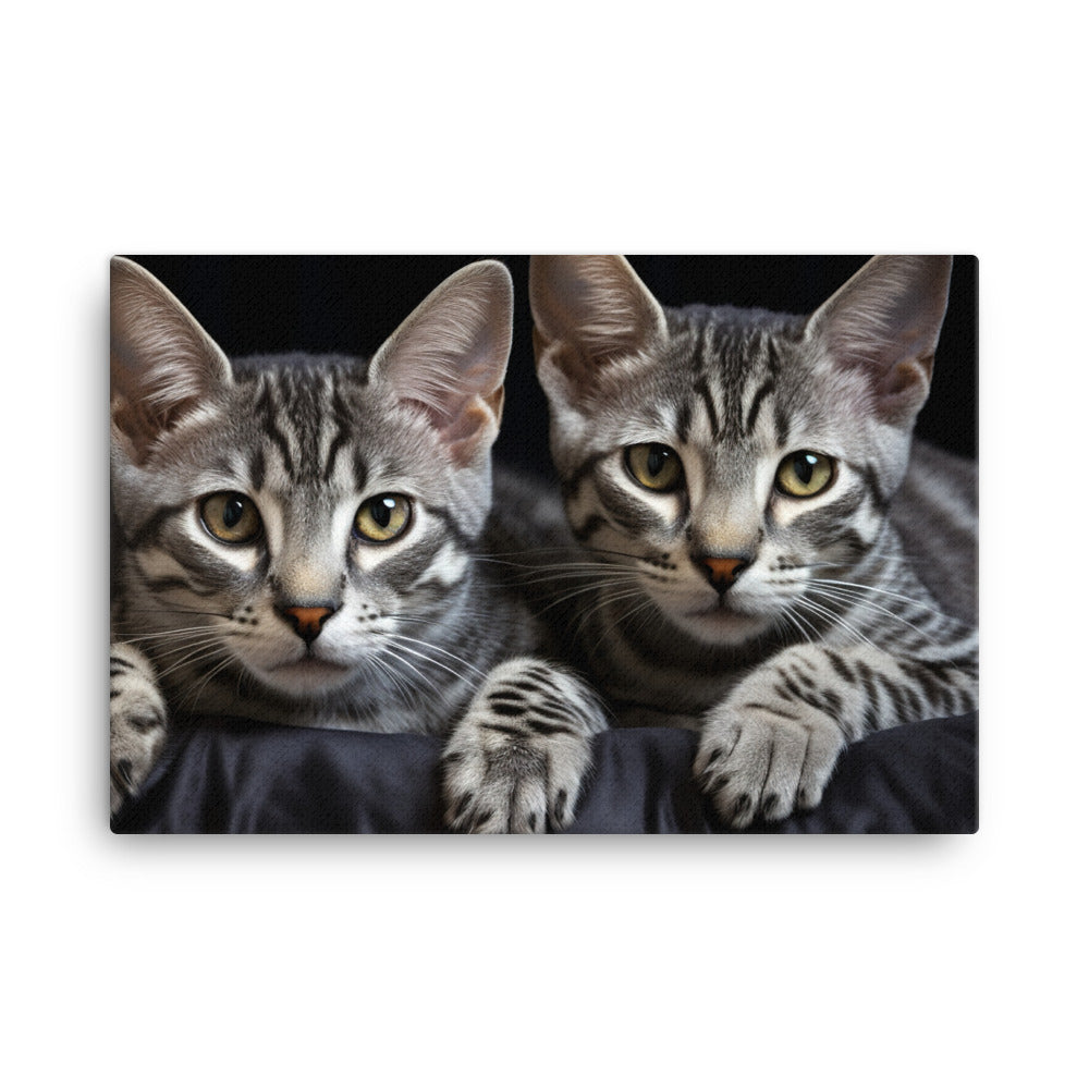 Egyptian Mau Canvas - PosterfyAI.com