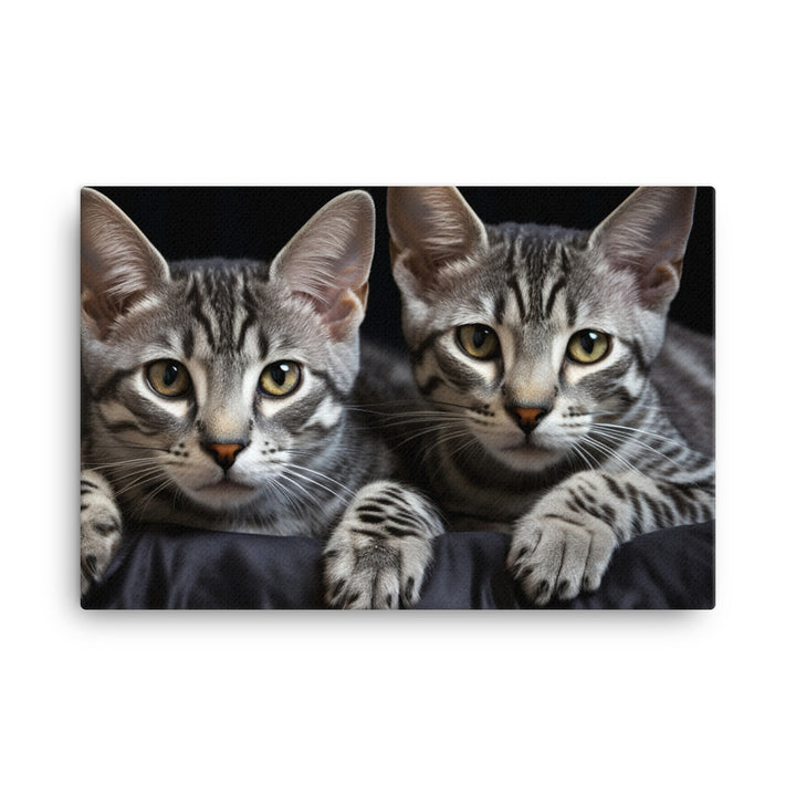 Egyptian Mau Canvas - PosterfyAI.com