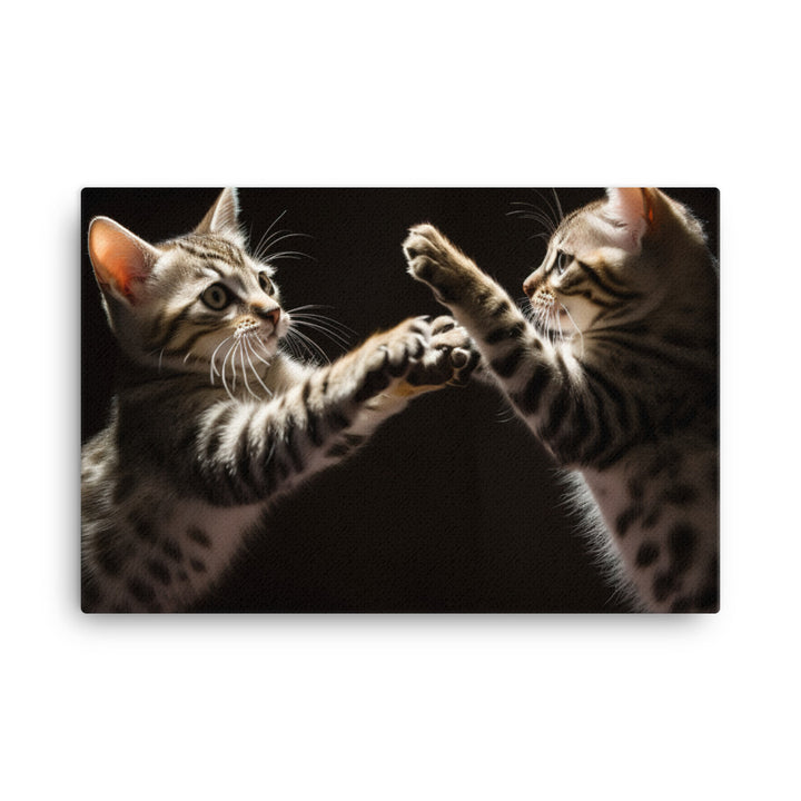 Egyptian Mau Canvas - PosterfyAI.com