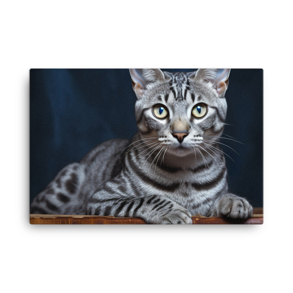 Egyptian Mau Canvas - PosterfyAI.com