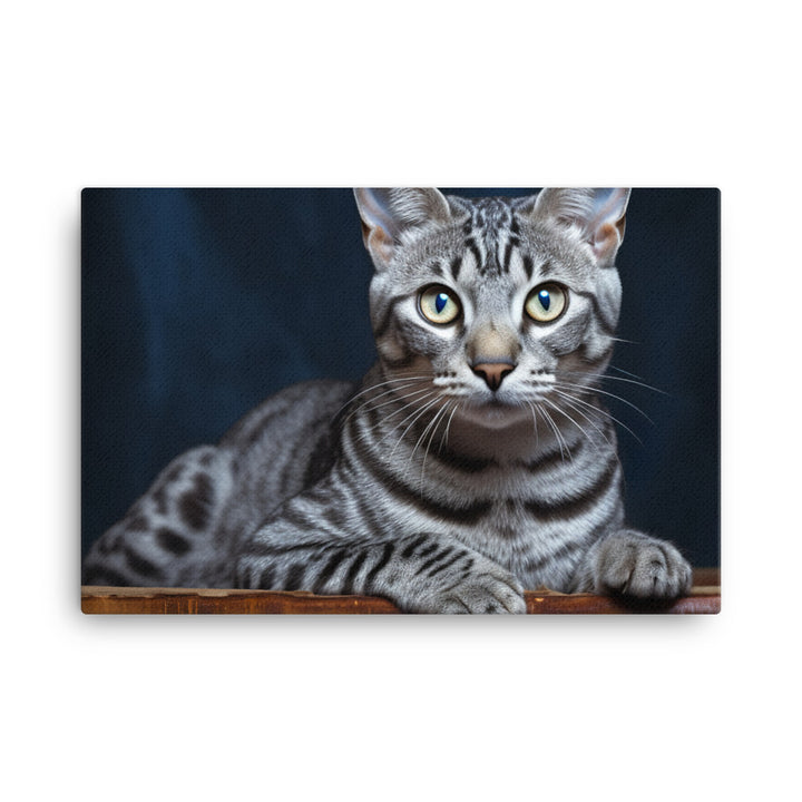 Egyptian Mau Canvas - PosterfyAI.com
