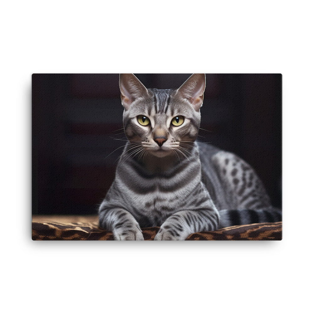 Egyptian Mau Canvas - PosterfyAI.com