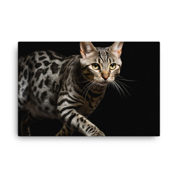Egyptian Mau Canvas - PosterfyAI.com