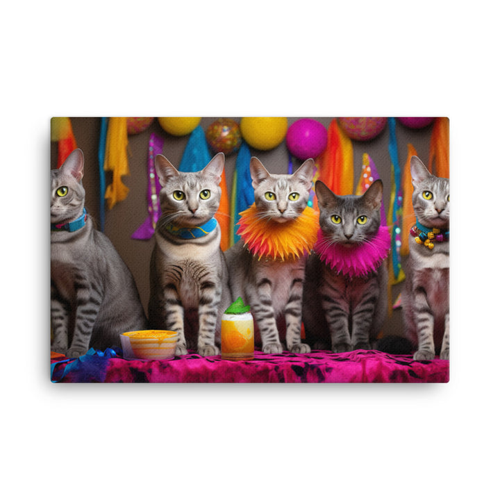 Egyptian Mau Canvas - PosterfyAI.com