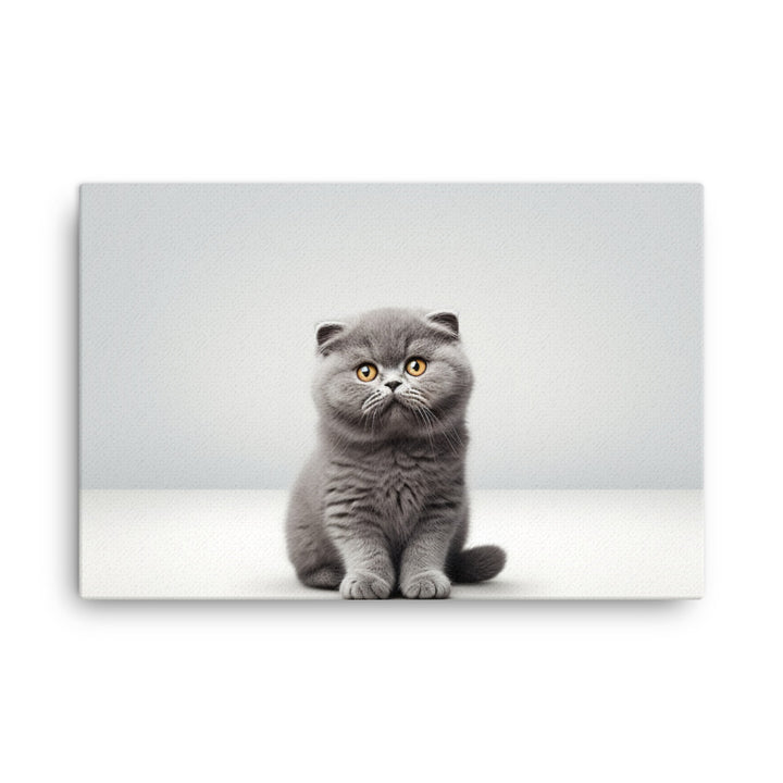 Scottish Fold Canvas - PosterfyAI.com