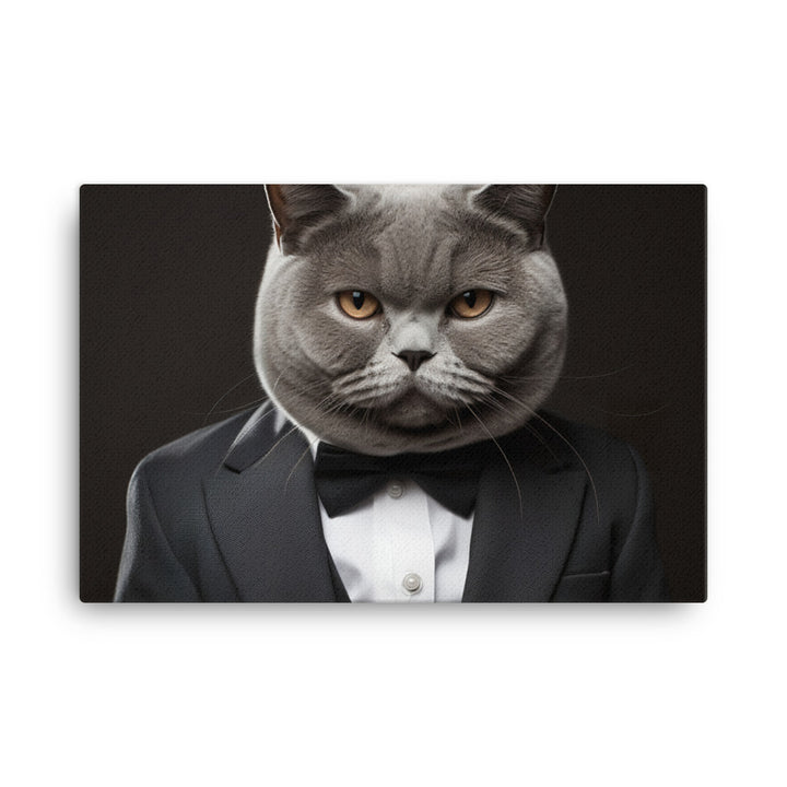 British Shorthair Canvas - PosterfyAI.com