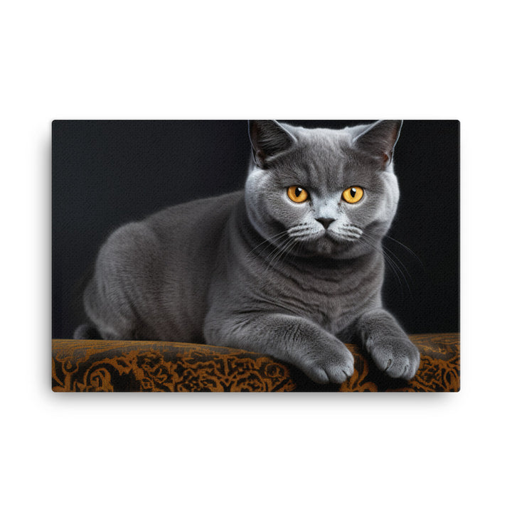 British Shorthair Canvas - PosterfyAI.com