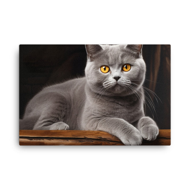 British Shorthair Canvas - PosterfyAI.com